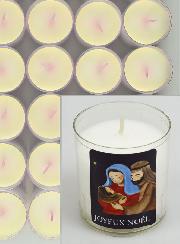 24 Bougies Veilleuse Joyeux Noël