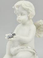 Statue Lumineuse LED Ange Gardien - 12cm