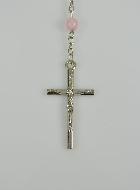 Chapelet en Perles & Médaille Miraculeuse - Rose