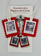 Scapulaire de la Passion du Christ en Tissu - 5 cm