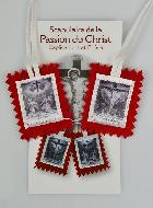 Scapulaire de la Passion du Christ en Tissu - 5 cm