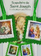 Scapulaire Saint Joseph en Tissu - 5 cm