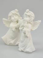 Ange Gardien en résine blanche - 5.5cm