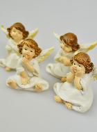 Lot de 4 Anges Assis