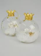 Lot de 2 Boules de Noël en Verre - Anges