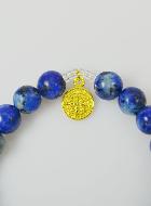Bracelet en Pierres Naturelles d'Agate Marbrée - Miraculeuse & St Benoît
