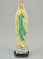 Statue Notre Dame de Lourdes Phosphorescente - 15cm