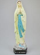 Statue Notre Dame de Lourdes Phosphorescente - 30cm
