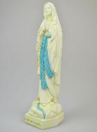 Statue Notre Dame de Lourdes au Voile Phospho - 30cm