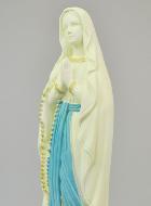 Statue Notre Dame de Lourdes au Voile Phospho - 30cm
