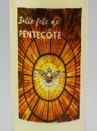 Bougie de Neuvaine Belle Fête de Pentecôte - 17.5cm