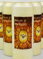 Lot de 6 Bougies de Neuvaine Belle Fête de Pentecôte