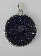 Pendentif Arbre de Vie & Pierre de Goldstone - Argenté