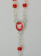 Chapelet de Dévotion de l'Esprit Saint - Médailles & Coeur Colombe
