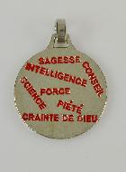 Médaille de l'Esprit Saint - les 7 Dons de la Confirmation