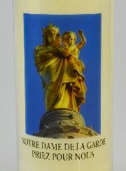 Bougie de Neuvaine Notre Dame de la Garde - 17.5cm