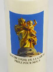 Bougie de Neuvaine Notre Dame de la Garde - 17.5cm