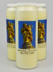 3 Bougies de Neuvaine Notre Dame de la Garde - 17.5cm