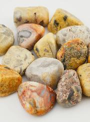 Pierre Naturelle Roulée Agate Crazy Lace - 2cm