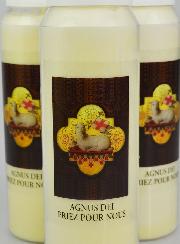 3 Bougies de Neuvaine Agnus Dei - 17.5cm