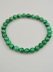 Bracelet en Pierres Naturelles de Malachite AA - 6mm