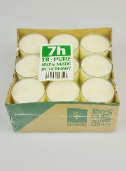 Lot de 18 Bougies Chauffe Plat Bio 100% Naturelles - 7h