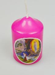 Petit Cierge de Lourdes - Fushia