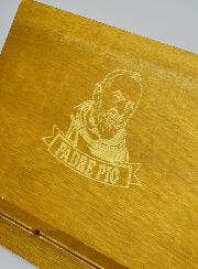 Pupitre Lutrin pour Bible - Gravé Saint Padre Pio