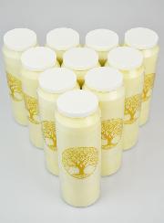 10 Bougies de Neuvaine Arbre de Vie - 17.5cm