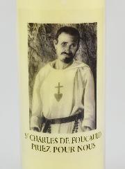 Bougie de Neuvaine Saint Charles de Foucauld - 17.5cm