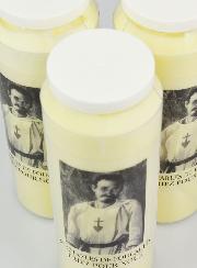 3 Bougies de Neuvaine Saint Charles de Foucauld - 17.5cm