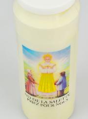 Bougie de Neuvaine Notre Dame de La Salette - 17.5cm
