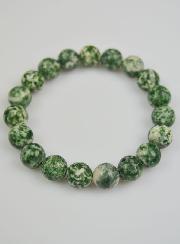 Bracelet en Pierre Naturelle de Jade Verte - 10mm