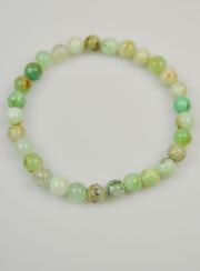 Bracelet en Pierre Naturelle de Chrysoprase - 6mm