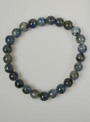 Bracelet en Pierre Naturelle de Cyanite Bleue - 6mm