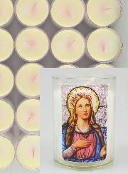 24 Bougies Veilleuse Sainte Philomène