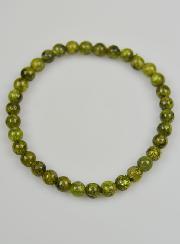 Bracelet en Pierres Naturelles de Peridot - 6mm