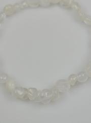 Bracelet en Pierre de Lune Naturelle Roulée