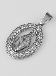 Médaille Miraculeuse Argentée & Strass