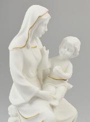 Statue Religieuse de la Vierge à l'Enfant - 20cm
