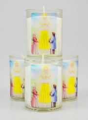 4 Bougies Veilleuse Notre Dame de La Salette