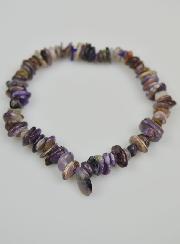 Bracelet en Pierres Naturelles de Charoïte - Chips AA