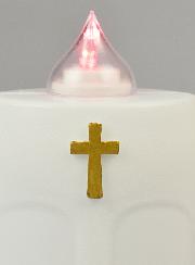 Bougie Veilleuse LED à Piles - 12cm