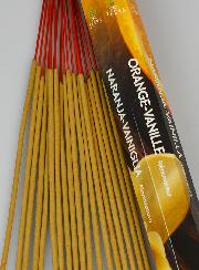 Encens en Bâtonnets Orange & Vanille 20g - Sans Charbon