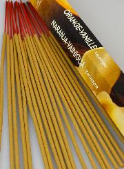 Encens en Bâtonnets Orange & Vanille 20g - Sans Charbon
