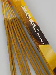 Encens en Bâtonnets Orange Vanille 12g - Sans Charbon