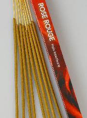 Encens en Bâtonnets Rose Rouge 12g - Sans Charbon