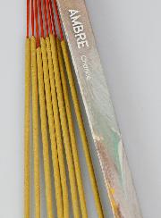 Encens en Bâtonnets Ambre 12g - Sans Charbon