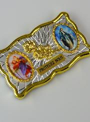 Plaque Auto Magnet St Christophe & Miraculeuse