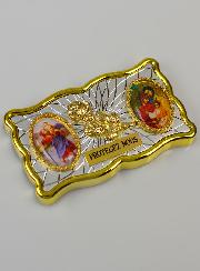 Plaque Auto Magnet St Christophe & Ste Famille